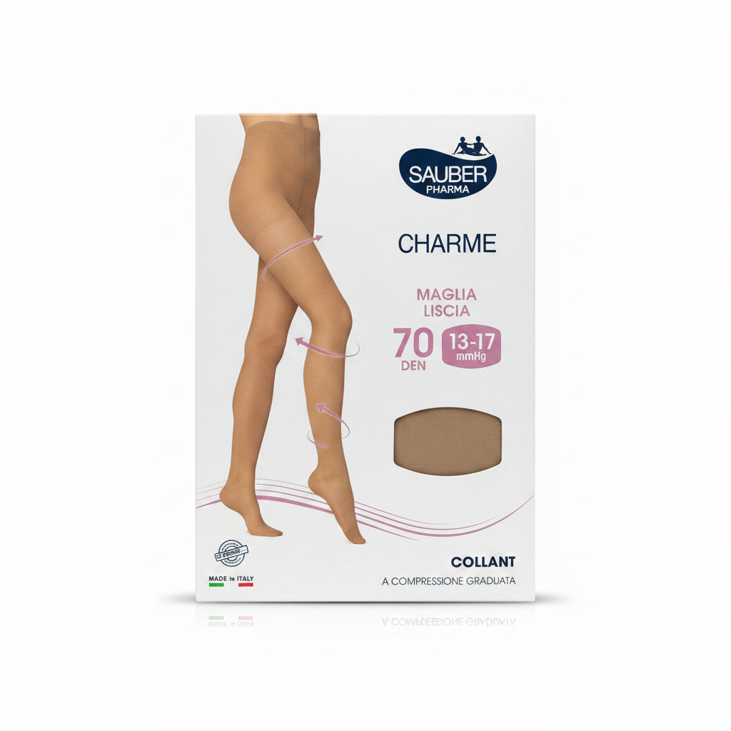 Sauber Collant 70Den 13-17mmHg Medio Taglia 5