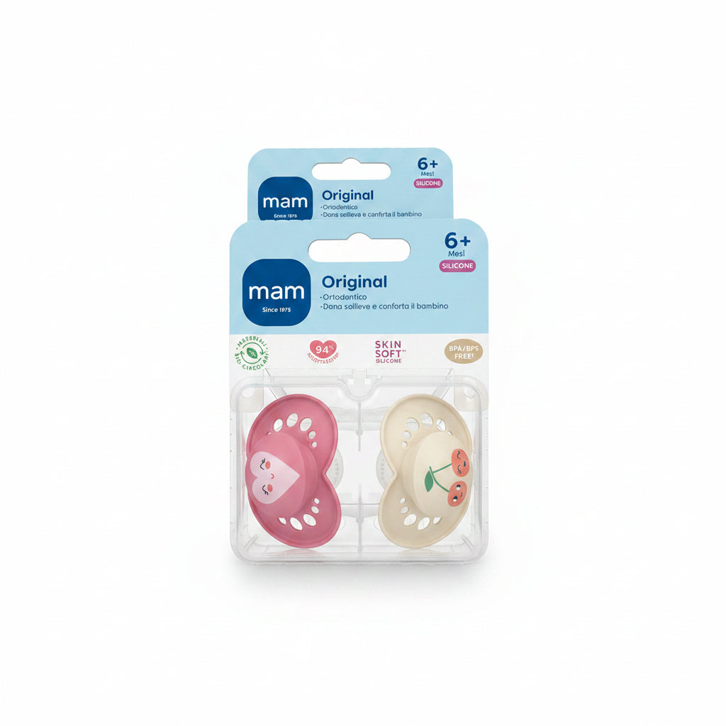 MAM Succhietto Original Silicone 6M+ 2pz