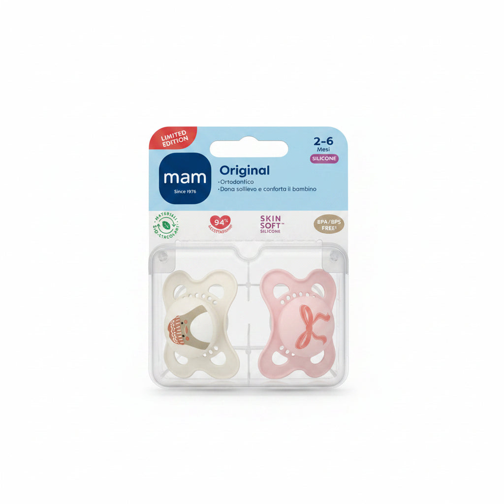 MAM Succhietto Original Silicone 2-6M 2pz