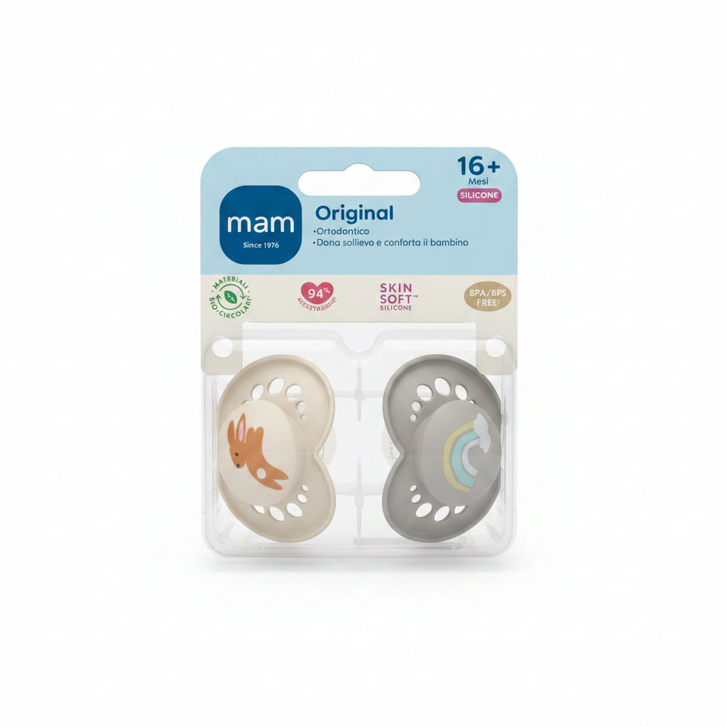MAM Succhietto Original Silicone 16M+ 2pz