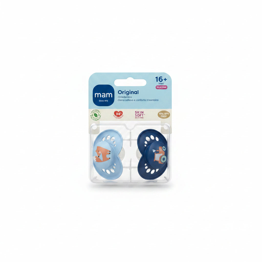 MAM Succhietto Original Silicone 16M+ 2pz