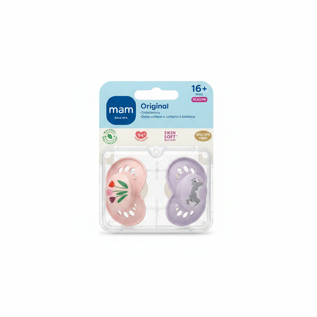 MAM Succhietto Original Silicone 16M+ 2pz