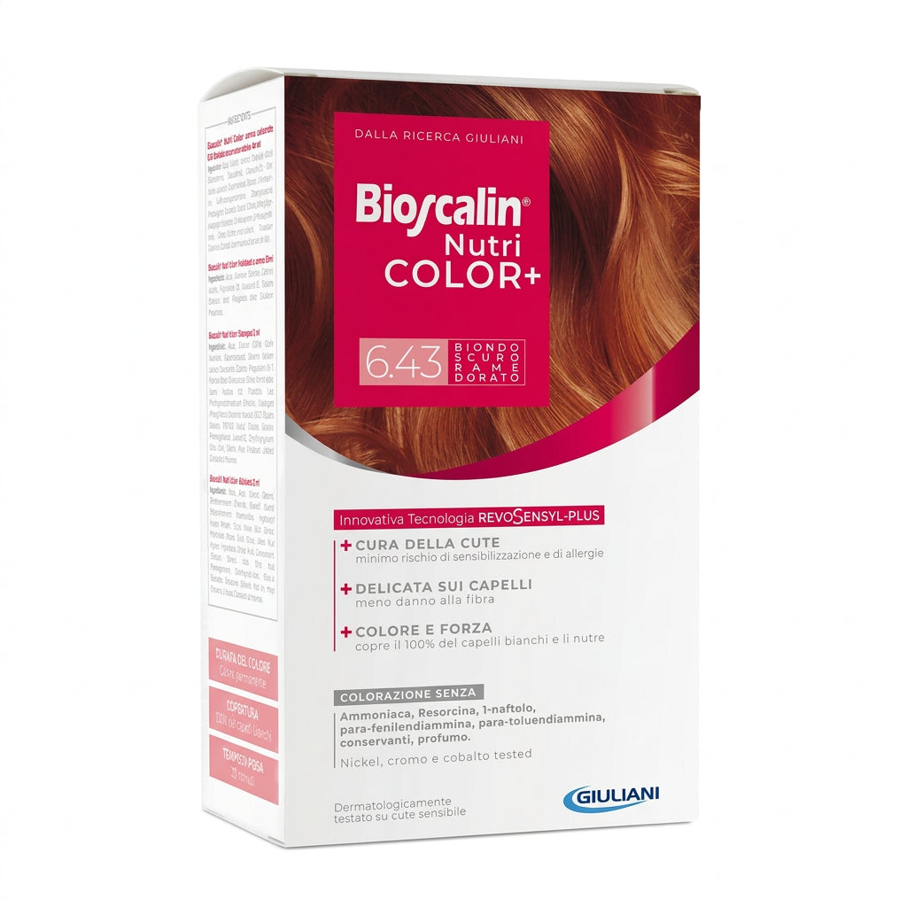 Bioscalin Nutricolor+ 6.43 biondo scuro ramato dorato