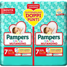 Pampers baby-dry mutandino duo
