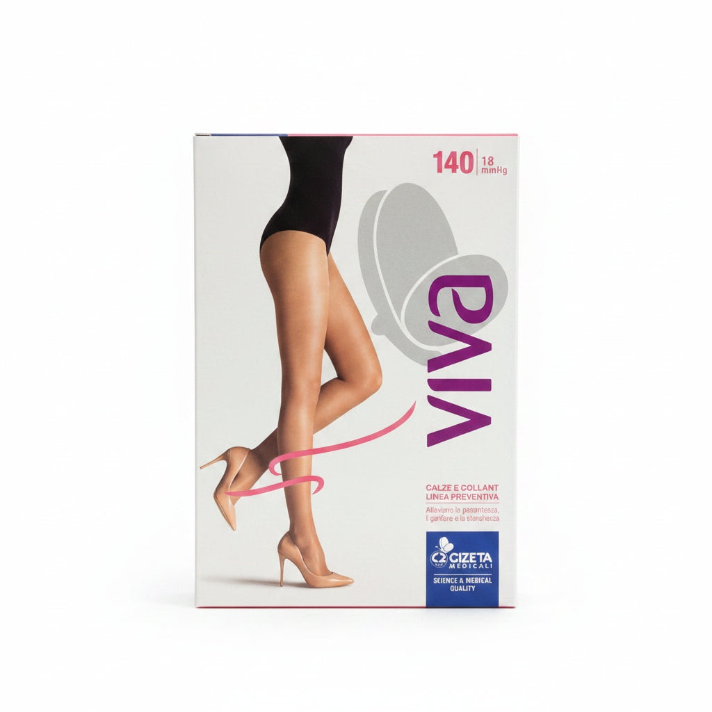 Cizeta Medicali Viva 140Den Collant 18mmHg Nero Taglia 5