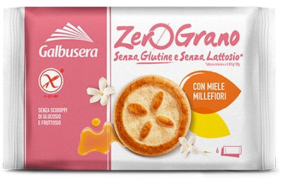 Galbusera zerograno frollino senza glutine con miele 220g