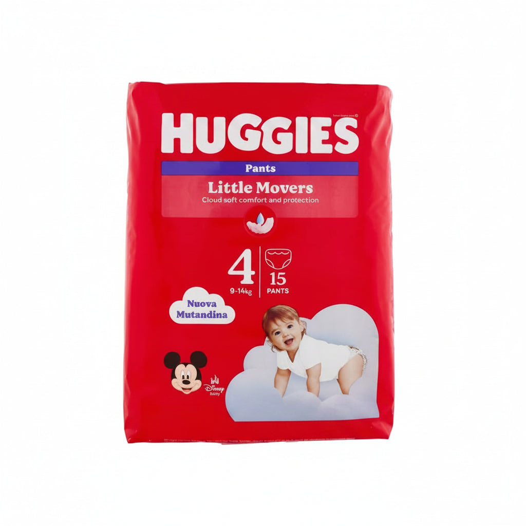 Huggies Little Movers Pants Taglia 4 9-14kg 15pz