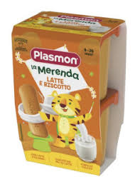 Plasmon la merenda latte e biscotto 2x120g