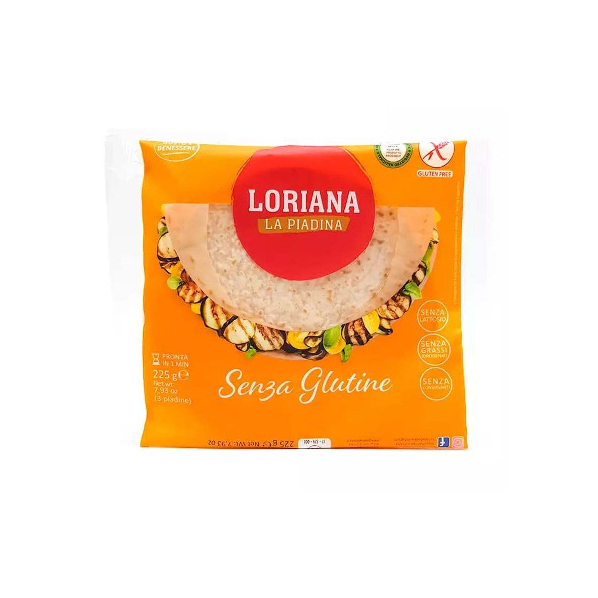 Loriana piadina 225g