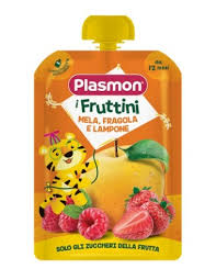 Plasmon fruttini mela, fragola e lampone 130g