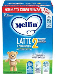 Mellin 2 latte polvere 1200g