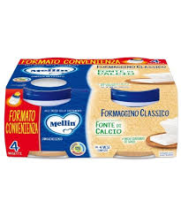 Mellin omogeneizzato formaggino 4x80g