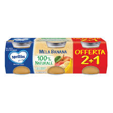 Mellin omogeneizzato mela e banana 3x100g