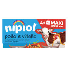 Nipiol omogeneizzato pollo e vitello 4x80g