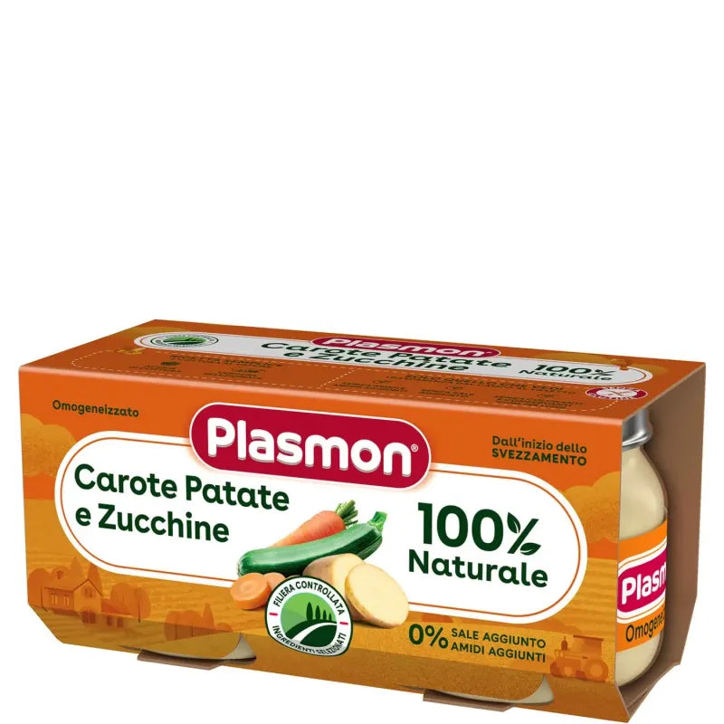 Plasmon omogeneizzato carote, patate e zucchine 2x80g