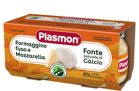 Plasmon omogeneizzato formaggino fuso con mozzarella 2x80g
