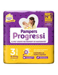 Pampers progressi pannolino