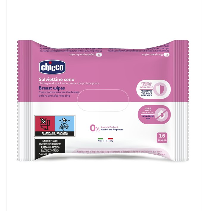 Chicco salviette detergenti seno 16pz