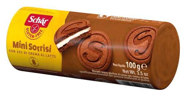 Schar mini sorrisi con crema al latte 100g