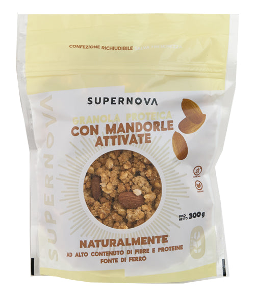 Supernova grabola proteica con mardorle attivate senza glutine 300g