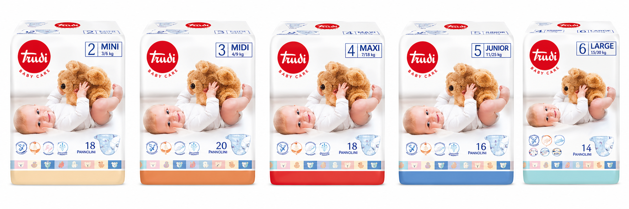 Trudi baby care pannolini