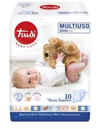 Trudi baby care telini multiuso 60x60 10pz