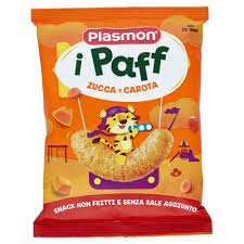 Plasmon dry snack paff zucca e carota 15g